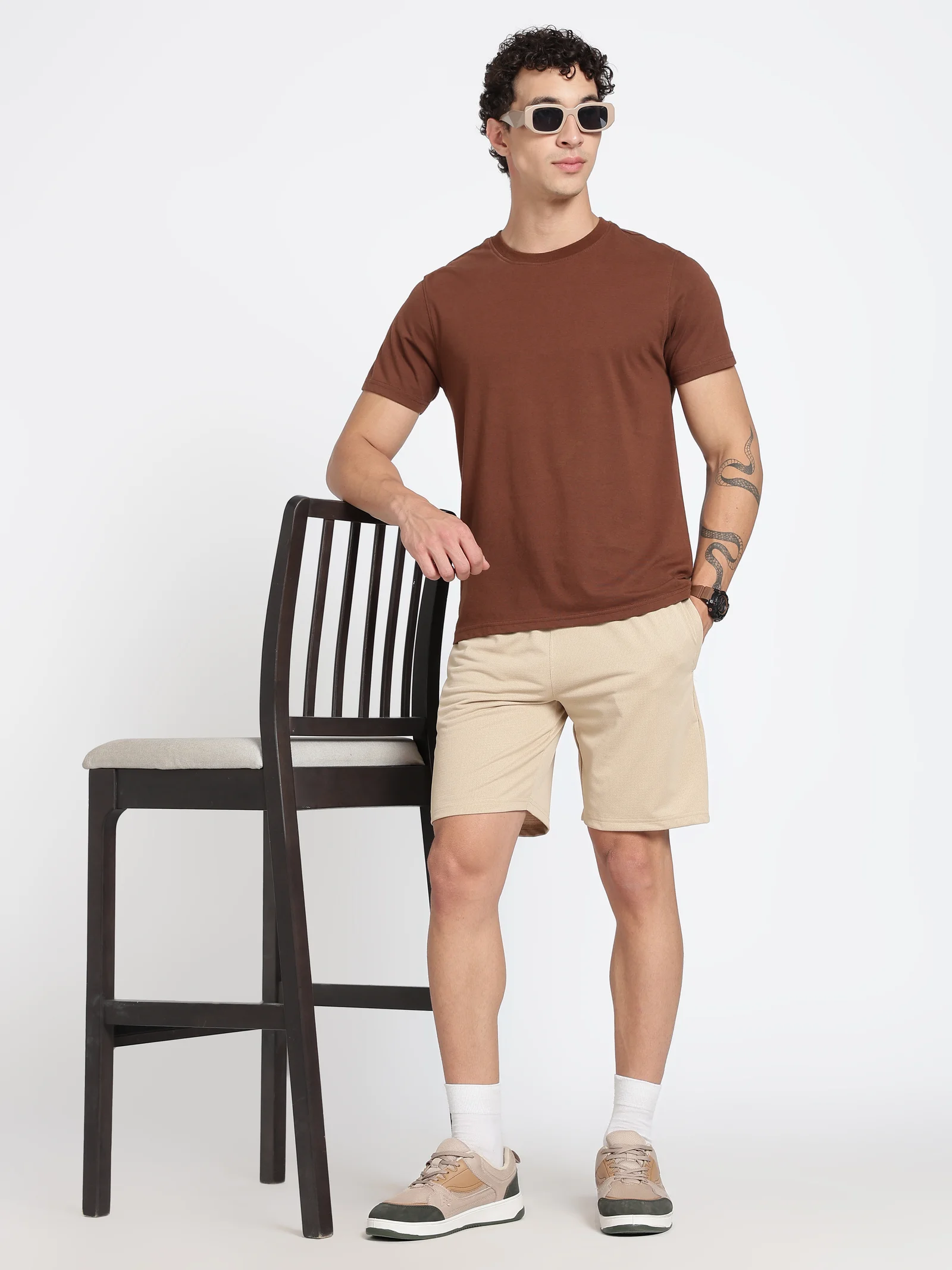 Polyester Shorts(Light Sandal)